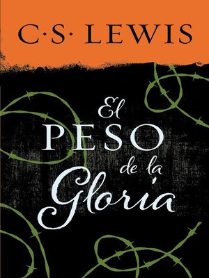cover image of peso de la gloria